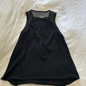 Black tank with netting